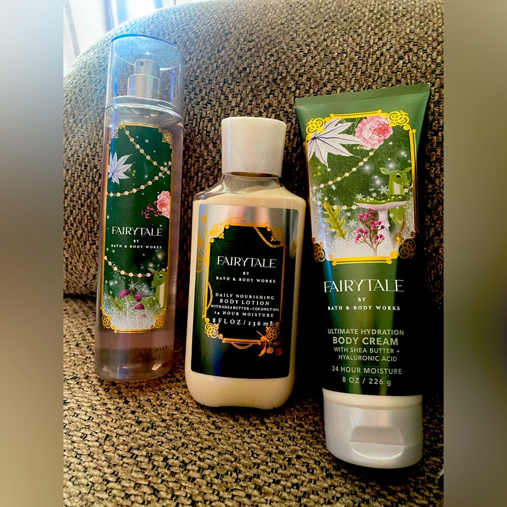 Bath and Body Works FAIRYTALE Body Cream, Fragrance Mist, and Body Lotion NEW